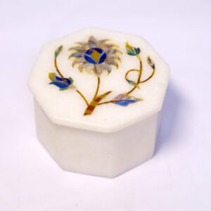 Marble Inlay Trinkit Box Handicrafts